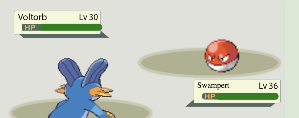 Pokemon battle